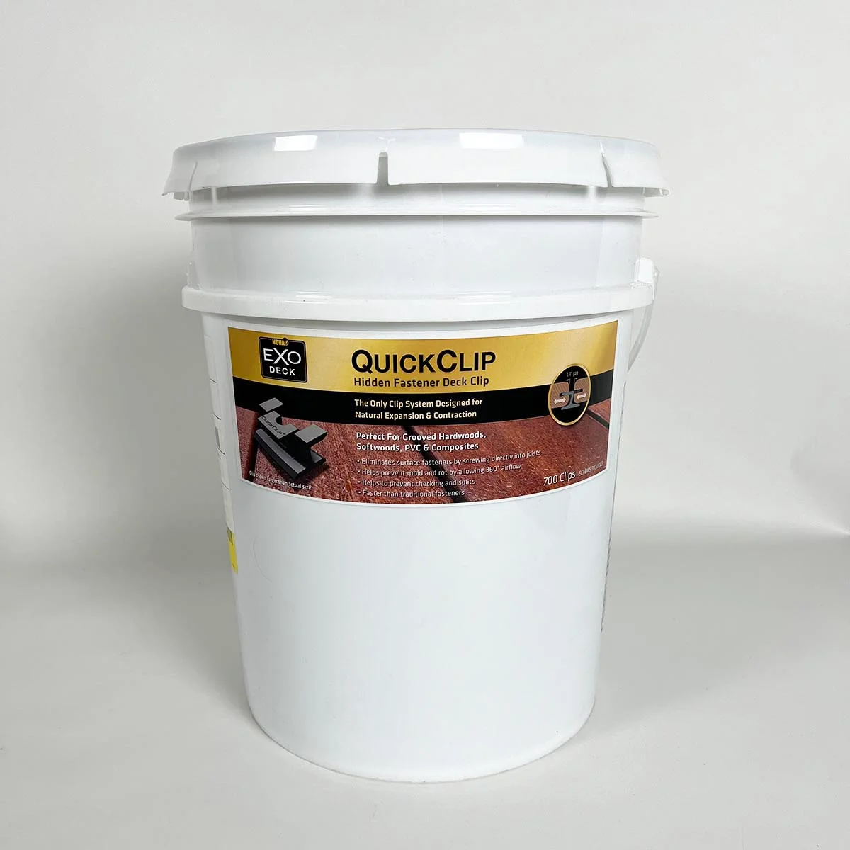 Exodek Quick Clips — Bucket (700 ct)