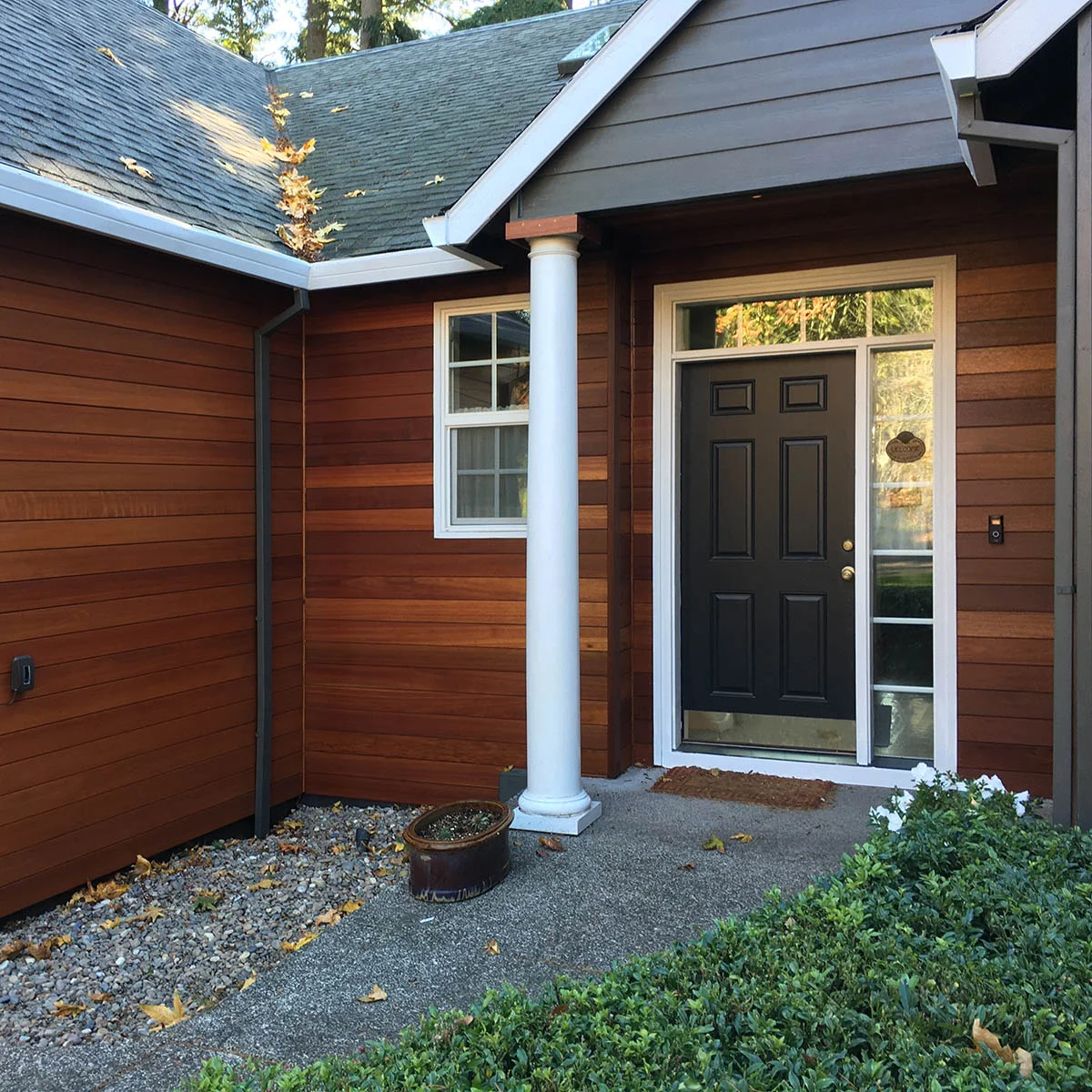 Red Balau 1x6 Rainscreen Siding